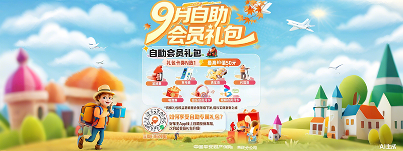 平安好车主 9 月自助礼包！从出行到娱乐，满足多样需求~